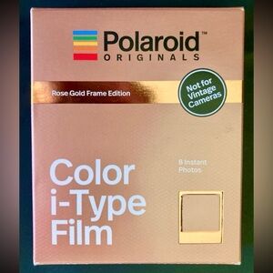 Polaroid Originals i-Type Instant Film: Rose Gold Ed., RARE & RETRO! (NWT)